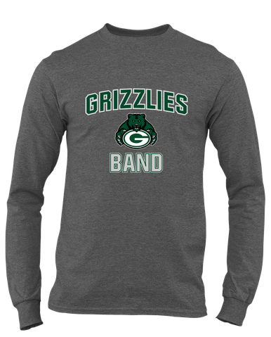Granite Bay Grizzlies Band # 1 Men's LS T-Shirt