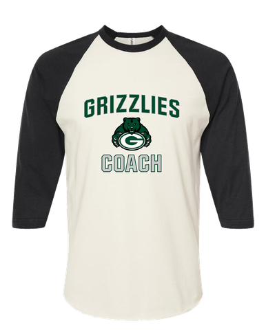 Granite Bay Grizzlies Coach Men's Baseball T-Shirt