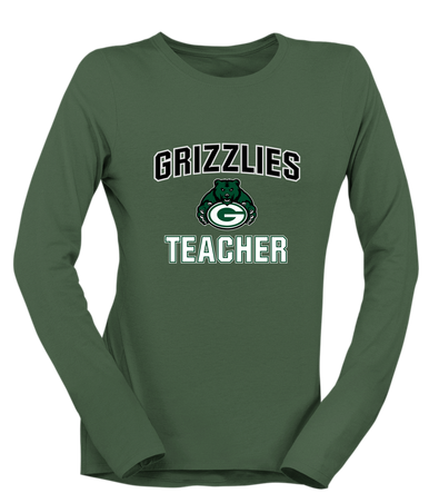 Granite Bay Grizzlies Teacher Women's LS T-Shirt