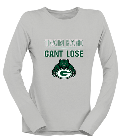 Granite Bay Grizzlies Train Hard, Can't Lose Women's Premium LS T-Shirt