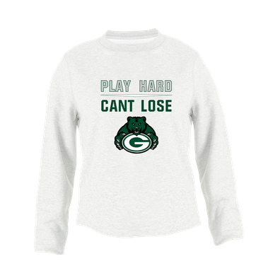 Granite Bay Grizzlies Play Hard, Can't Lose Women's Sweatshirt