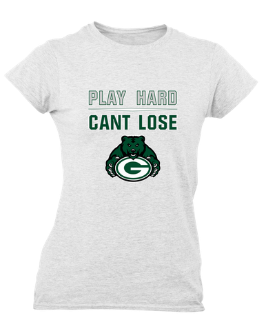 Granite Bay Grizzlies Play Hard, Can't Lose Women's Premium SS T-Shirt