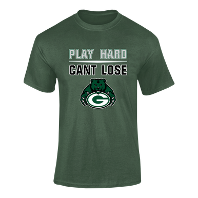 Granite Bay Grizzlies Play Hard, Can't Lose Men's SS T-Shirt