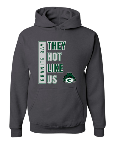 Granite Bay Grizzlies They Not Like Us #1 Men's Premium Hoodie