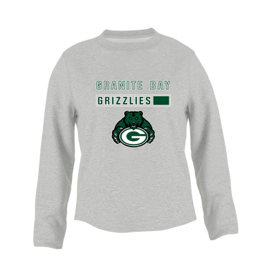 Granite Bay Grizzlies Mascot #7 Women's Sweatshirt