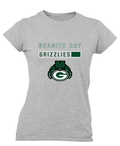Granite Bay Grizzlies Mascot #7 Women's Premium SS T-Shirt