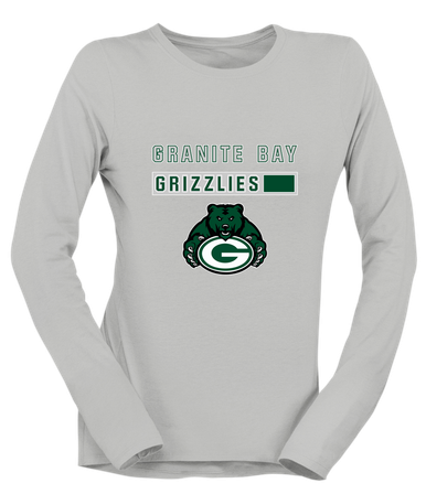 Granite Bay Grizzlies Mascot #7 Women's Premium LS T-Shirt