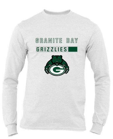 Granite Bay Grizzlies Mascot #7 Men's Premium LS T-Shirt