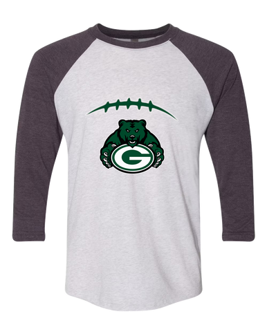 Granite Bay Grizzlies Football #2 Women's Baseball T-Shirt