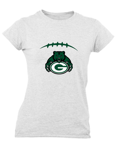 Granite Bay Grizzlies Football #2 Women's Premium SS T-Shirt