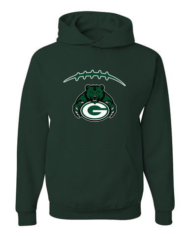 Granite Bay Grizzlies Football #2 Men's Premium Hoodie