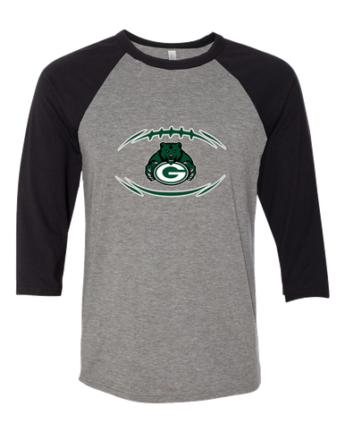 Granite Bay Grizzlies Football #3 Women's Baseball T-Shirt