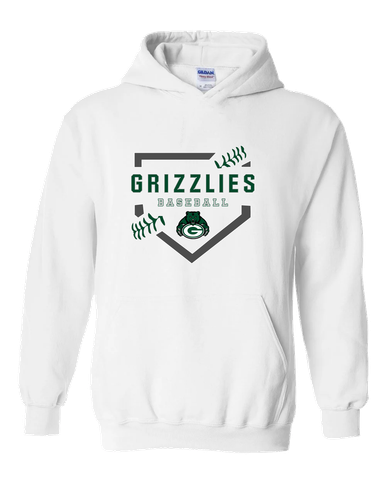 Granite Bay Grizzlies Baseball #2 Men's Hoodie