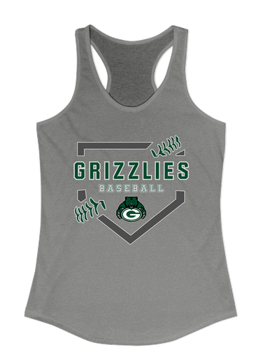 Granite Bay Grizzlies Baseball #2 Women's Tank Top