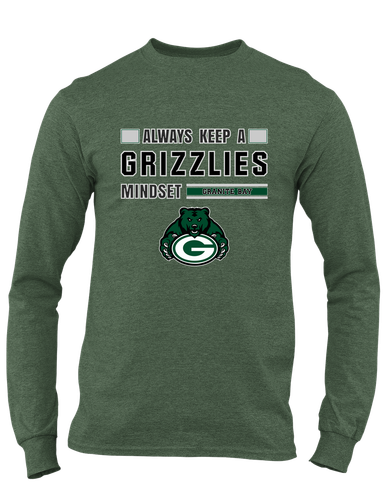 Granite Bay Grizzlies Mindset Men's Premium LS T-Shirt