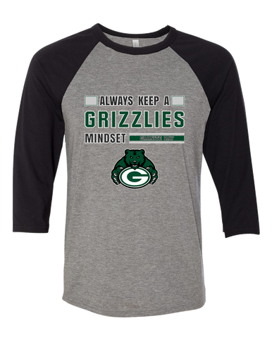 Granite Bay Grizzlies Mindset Women's Baseball T-Shirt