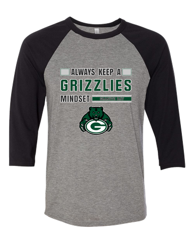 Granite Bay Grizzlies Mindset Men's Baseball T-Shirt