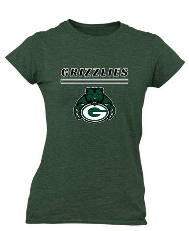 Granite Bay Grizzlies Mascot #8 Women's Premium SS T-Shirt