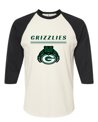 Granite Bay Grizzlies Mascot #8 Women's Baseball T-Shirt