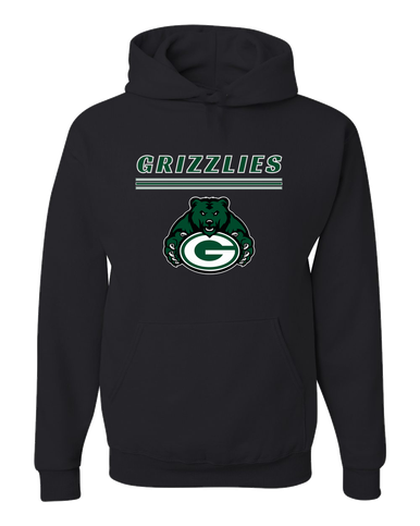 Granite Bay Grizzlies Mascot #8 Men's Premium Hoodie