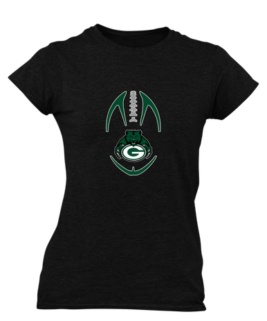 Granite Bay Grizzlies Football #4 Women's Premium SS T-Shirt