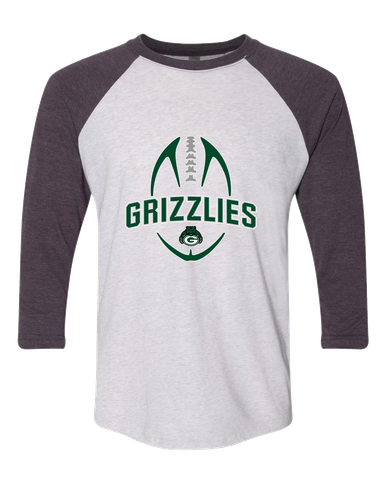 Granite Bay Grizzlies Football #5 Men's Baseball T-Shirt