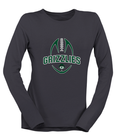 Granite Bay Grizzlies Football #5 Women's Premium LS T-Shirt