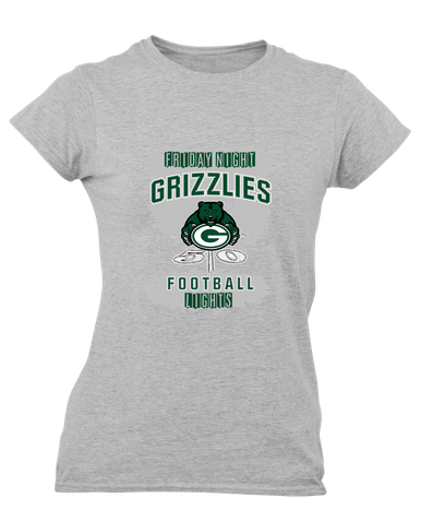 Granite Bay Grizzlies Football #6 Women's Premium SS T-Shirt