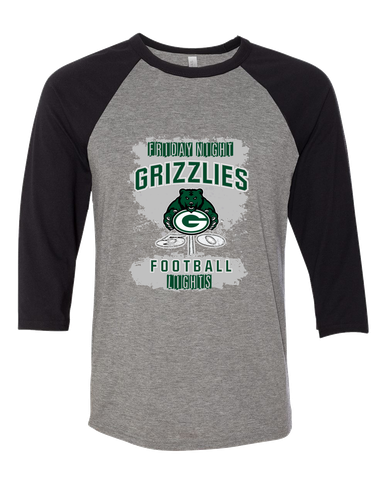 Granite Bay Grizzlies Football #6 Men's Baseball T-Shirt