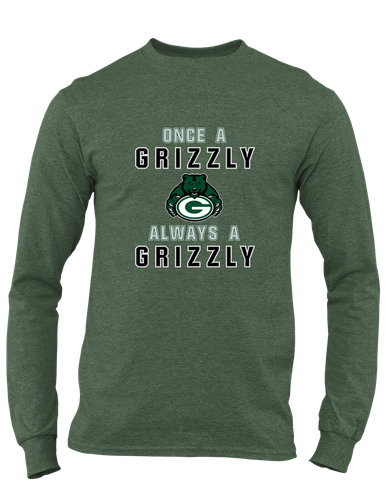 Granite Bay Grizzlies Once A Men's LS T-Shirt
