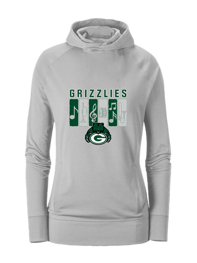 Granite Bay Grizzlies Band # 2 Women's Hoodie