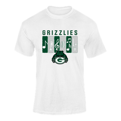 Granite Bay Grizzlies Band # 2 Men's Premium SS T-Shirt