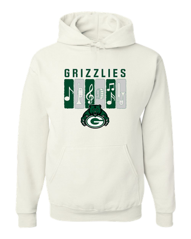 Granite Bay Grizzlies Band # 2 Men's Premium Hoodie