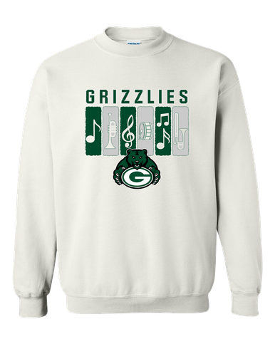 Granite Bay Grizzlies Band # 2 Men's Sweatshirt