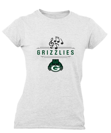 Granite Bay Grizzlies Band # 3 Women's SS T-Shirt