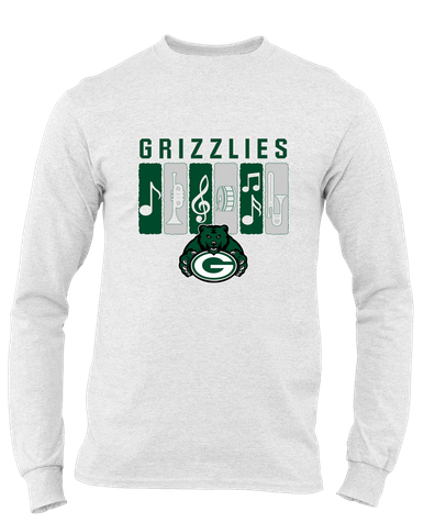 Granite Bay Grizzlies Band # 2 Men's Premium LS T-Shirt