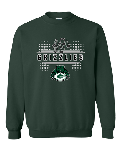 Granite Bay Grizzlies Band # 3 Men's Sweatshirt