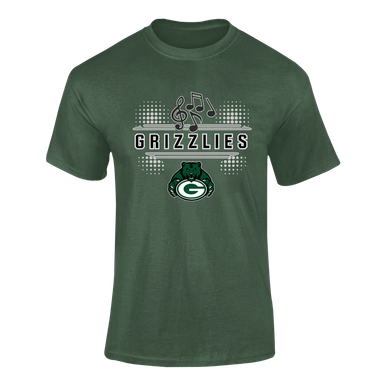 Granite Bay Grizzlies Band # 3 Men's SS T-Shirt