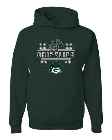 Granite Bay Grizzlies Band # 3 Men's Premium Hoodie