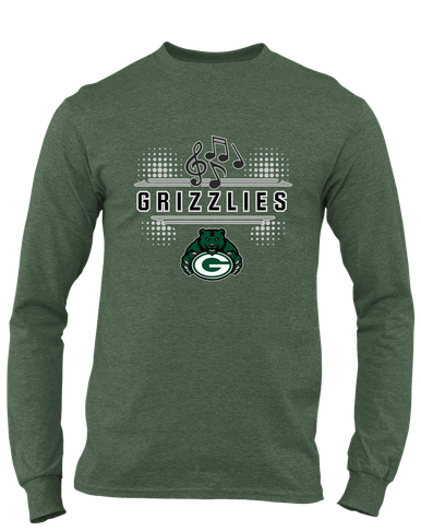 Granite Bay Grizzlies Band # 3 Men's Premium LS T-Shirt