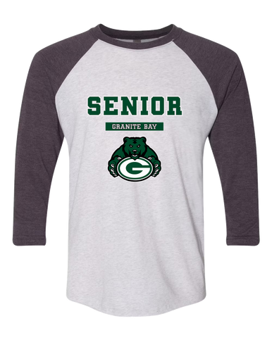 Granite Bay Grizzlies Senior #2 Men's Baseball T-Shirt