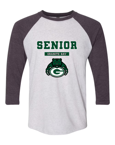 Granite Bay Grizzlies Senior #2 Women's Baseball T-Shirt