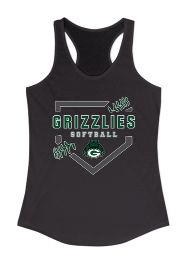 Granite Bay Grizzlies Softball #2 Women's Tank Top