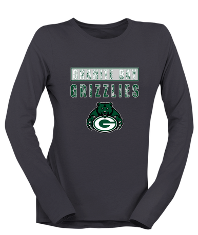 Granite Bay Grizzlies Mascot #9 Women's LS T-Shirt