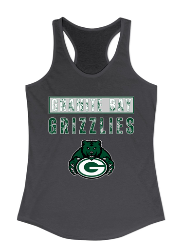 Granite Bay Grizzlies Mascot #9 Women's Tank Top