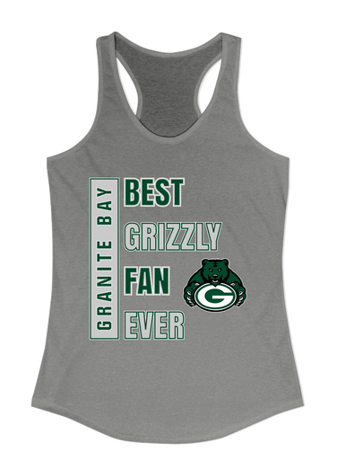 Granite Bay Grizzlies Best Grizzly Fan Women's Tank Top