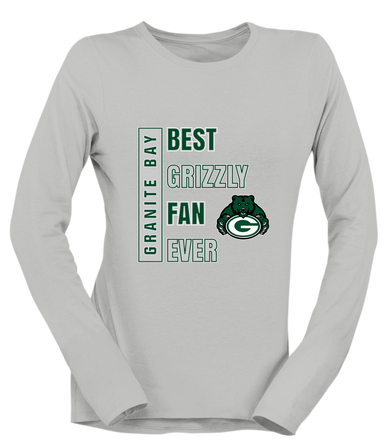 Granite Bay Grizzlies Best Grizzly Fan Women's Premium LS T-Shirt