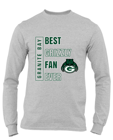 Granite Bay Grizzlies Best Grizzly Fan Men's Premium LS T-Shirt