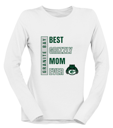 Granite Bay Grizzlies Best Grizzly Mom Women's Premium LS T-Shirt
