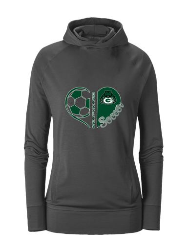 Granite Bay Grizzlies Heart Soccer Women's Hoodie